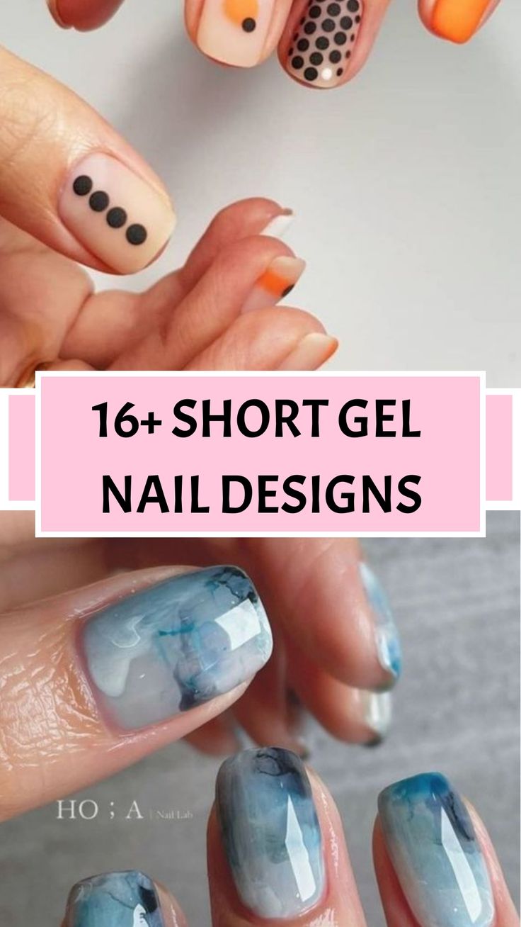 Discover the endless possibilities of chic short gel nails with a variety of stylish designs! From intricate nail art to trendy patterns or elegant simplicity, gel nails elevate short nails to new heights. Share your fabulous short gel nail creations by tagging them as [#ShortGelStyle] and connect with fellow nail enthusiasts who appreciate the beauty and creativity of short gel manicures. Let's motivate each other by showcasing our fashionable and fantastic short nail designs! Short Gel Nail Designs, Gel Overlay Nails, Gel Manicure Designs, Short Natural Nails, Ombre Gel Nails, Overlay Nails, Gel Manicures, Hard Gel Nails, Natural Nail Designs