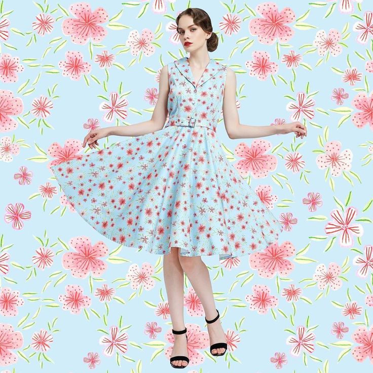 SwevenPrintDesign on Instagram: “SAMPLE SALE CONT’D This is a sample sale so there only 2 pieces left. For everyone who is missing this year’s cherry blossoms - this is…” Vintage 50s Fashion, Dresses Cotton, Floral Prints Pattern, 2020 Fashion, Sample Sale, Fashion Wedding, Pattern Fabric, 50s Fashion, Retro Aesthetic