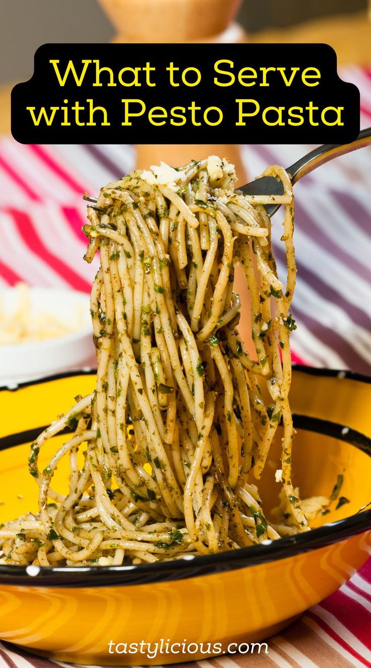 Best side dishes for pesto pasta | What To Serve With Pesto Pasta | What do you eat pesto pasta with | what salad goes with pesto pasta | summer dinner recipes | healthy lunch ideas | dinner ideas | breakfast ideas | easy healthy dinner recipes What To Serve With Pesto Pasta, Pesto Pasta Dinner Recipes, What To Eat With Pesto, Pesto Pasta Side Dish, Pesto Pasta Ideas, Pesto Meal Ideas, Pesto Pasta Recipes Easy, Pasta With Pesto Recipes, What To Make With Pesto