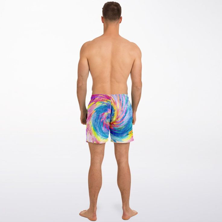 Look and stay cool with these shorter-length swim trunks that hit above the knee. They come in a fast-dry fabric, and feature a drawstring waistband, mesh basket lining and mesh-lined side pockets. • Fabric: 100% Polyester Twill • Elastic waistband • Round drawstring • Mesh basket lining • Mesh-lined side pockets • Fast-dry fabric • High definition printing colors Shipping from China (allow 21 days to reach worldwide destinations on average) Multicolor Moisture-wicking Swimwear For Summer, Summer Multicolor Moisture-wicking Swimwear, Summer Moisture-wicking Multicolor Swimwear, Summer Multicolor Swim Trunks For Water Sports, Multicolor Swim Trunks With Elastic Waistband, Multicolor Swim Trunks With Built-in Shorts, Multicolor Nylon Beachwear Bottoms, Multicolor Short Swim Trunks For Pool, Multicolor Swim Trunks For Pool