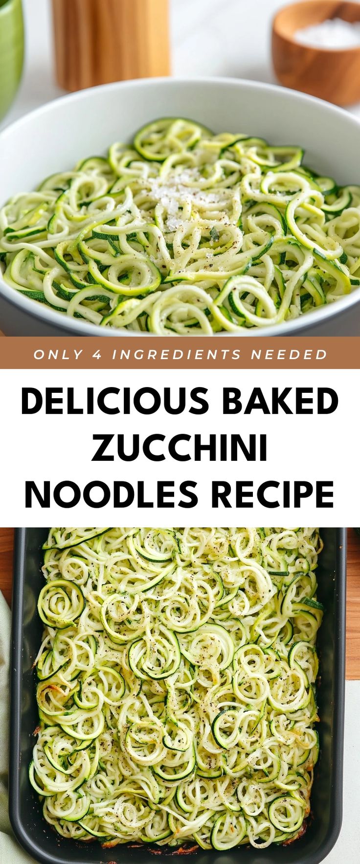 Image for Delicious Baked Zucchini Noodles Recipe Zucchini Noodle Pasta Recipes, Zucchini Spirals Recipes, Spiral Zucchini Recipes, Shredded Zucchini Recipes, Zucchini Spaghetti Recipe, Spiralized Zucchini Recipes, Zucchini Noodle Recipes Healthy, Zucchini Noodles Spaghetti, Zucchini Noodles Recipe