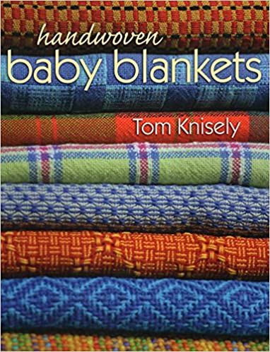 the book cover for handwoven baby blankets by tom kinsley, featuring colorful fabrics