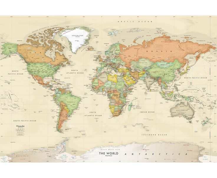 the world map with all countries and major cities