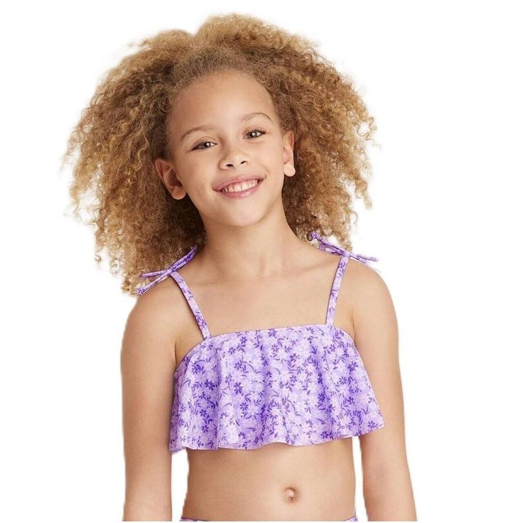 Please Message With Any Questions About Measurements, Material, Etc. New With The Tags Playful Purple Swimwear For Swimming, Cute Sleeveless Tankini For Swimming, Cute Sleeveless Tankini For Beach, Cute Sleeveless Beach Tankini, Playful Purple Fitted Swimwear, Playful Fitted Purple Swimwear, Playful Fitted Tops For Pool, Purple Beachwear Swimwear, Spring Beachwear Tops For Play