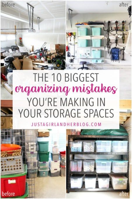 the 10 biggest organizing mistakes you're making in your storage space