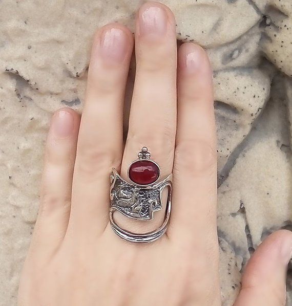 Garnet rings Armenian jewelry handmade Garnet Silver ring red stone Ethnic jewelry tribal rings hand Handmade Red Sterling Silver Rings, Traditional Sterling Silver Ruby Ring Gift, Bohemian Sterling Silver Ruby Ring, Handmade Spiritual Ruby Ring In Sterling Silver, Bohemian Silver Oval Ruby Ring, Handmade Spiritual Sterling Silver Ruby Ring, Handmade Red Toe Ring, Adjustable Silver Ruby Ring In Bohemian Style, Spiritual Red Ruby Ring In Sterling Silver