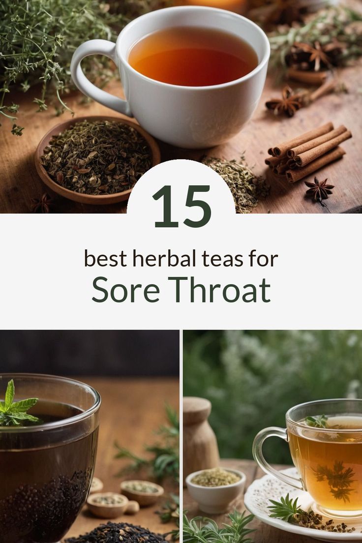 15 Best Herbal Teas For Sore Throat Teas For Sore Throat, Tea For Sore Throat, Slippery Elm Tea, Marshmallow Root Tea, Best Herbal Teas, Sore Throat Tea, Licorice Root Tea, Elderberry Tea, Thyme Tea