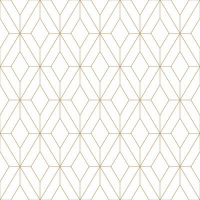 a white and gold geometric pattern