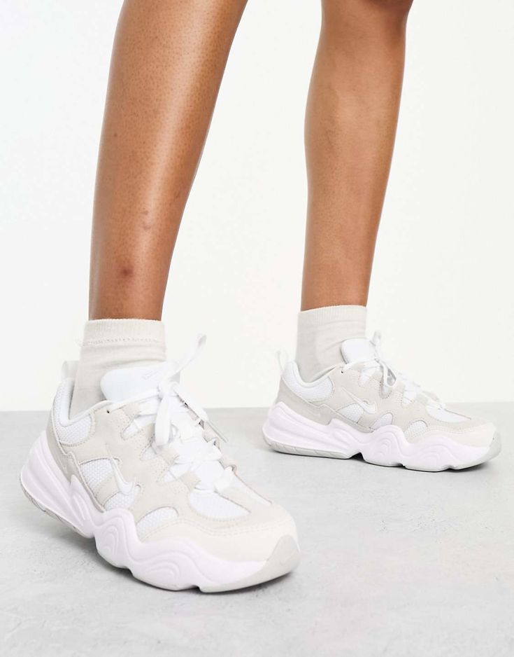 Nike Tech Hera sneakers in white | ASOS Nike Sporty Sneakers With Textured Sole, Sporty White Sneakers With Translucent Outsole, White Sporty Sneakers With Translucent Outsole, White High-top Jogging Sneakers With Rubber Sole, White Chunky Sneakers For Jogging, White Lace-up Walking Shoes For Streetwear, Nike Lace-up Chunky Streetwear Sneakers, White High-top Running Shoes With Textured Sole, White Low-top Running Shoes With Textured Sole