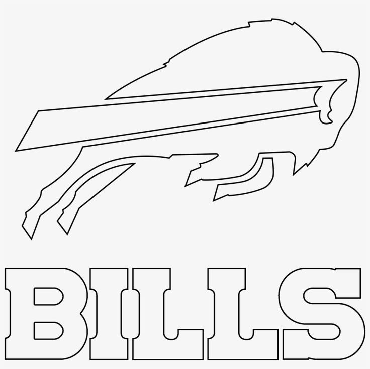 the word bills with an image of a football helmet on it's back side