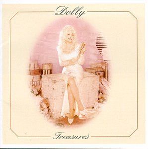 the cd cover for dolly's treasures shows a woman sitting on a dresser with her legs crossed