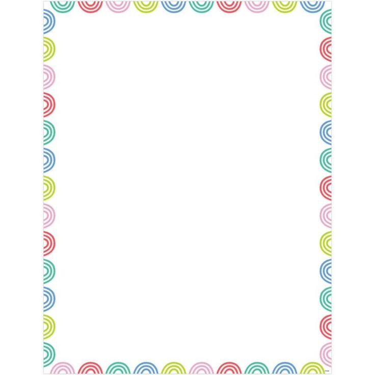 a square frame with colorful circles on the bottom and one in the middle, as well as