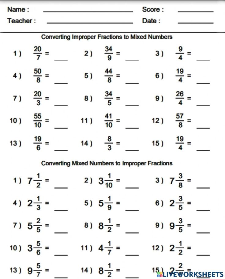 the worksheet for adding fraction to numbers is shown in black and white, which includes