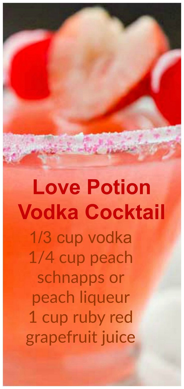 the love potion vodka cocktail recipe