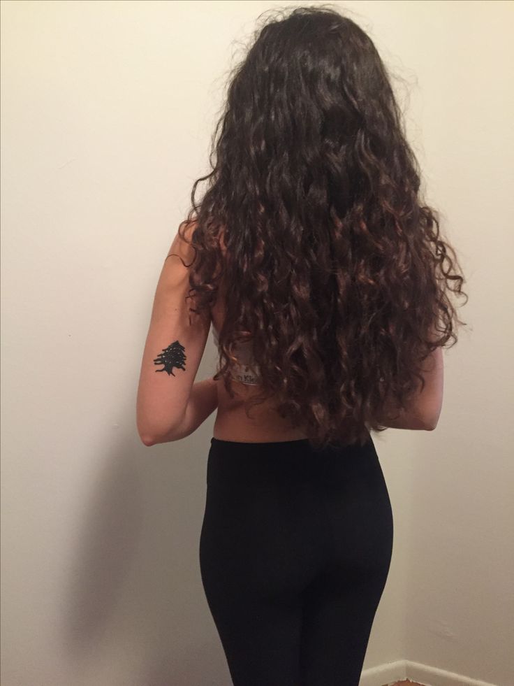 Lebanese Symbols Tattoo, Medium Long Brown Hair, Chocolate Brown Hair Medium, Lebanese Tree Tattoo, Curls Shoulder Length Hair, Lebanon Tattoo Ideas, Lebanese Cedar Tree Tattoo, Lebanese Tattoo, Lebanon Tattoo