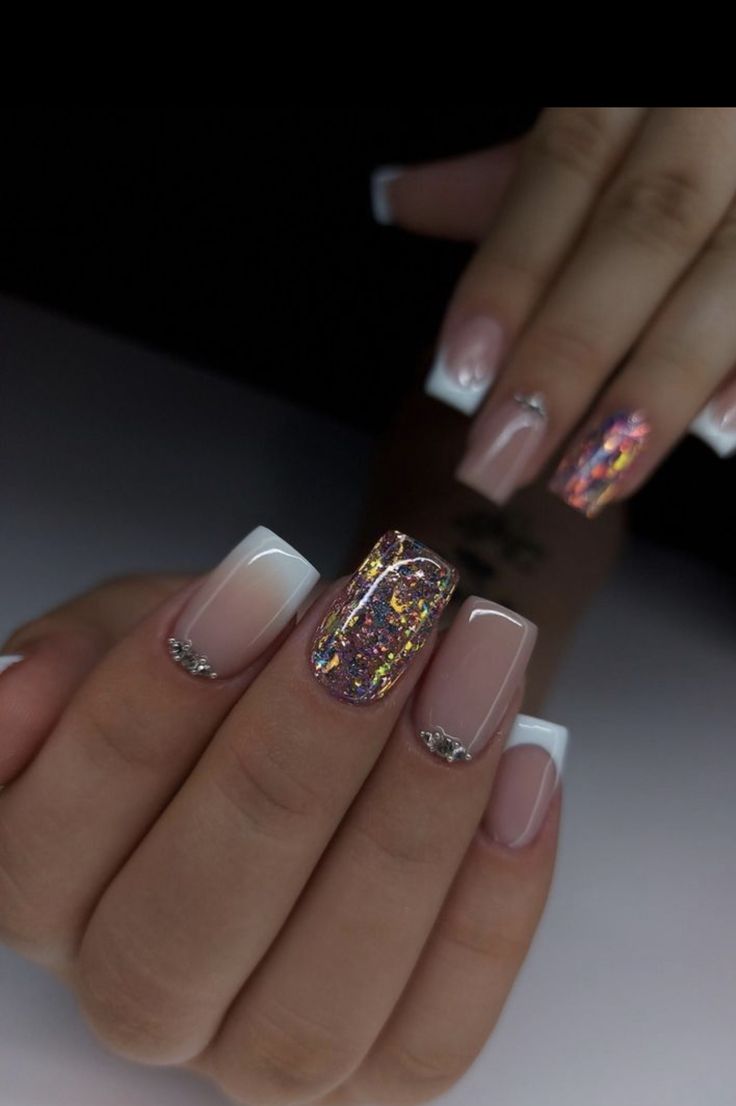 Sassy Nails, Nails Art Designs, Square Nail Designs, Nails Design With Rhinestones, Her Nails, Short Acrylic Nails Designs, Elegant Nails, Square Acrylic Nails, Fancy Nails