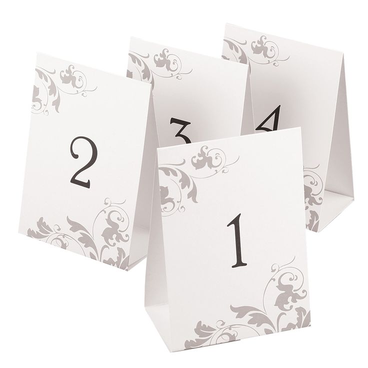 Table Number Tents Table Numbers Wedding Diy, Diy Table Numbers, Table Number Card, Diy Wedding Table, Flourish Design, Wedding Reception Invitations, Designer Table, Wedding Reception Food, Unique Wedding Decor