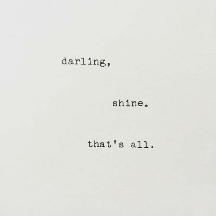 an old typewriter with the words daring, shine that's all