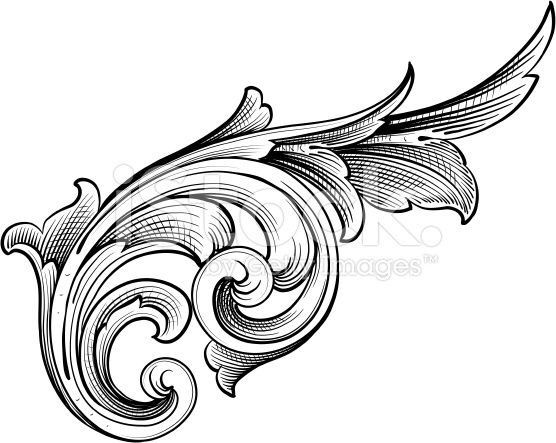 an artistic design with swirls and waves