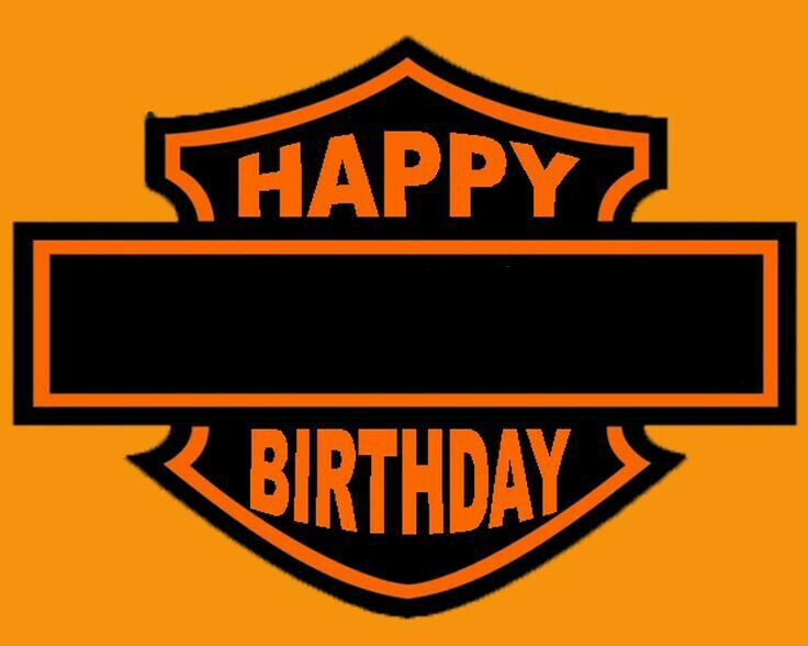 happy birthday to my wonderful husband from the harley davidson motorcycle club and his son,