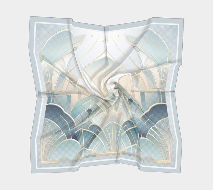 Step into the world of timeless elegance with our Jewels of Art Deco Silk Scarves Collection, where luxury meets versatility in a symphony of design. Each scarf in our collection is more than an accessory—it's a statement, a work of art that gracefully complements any ensemble with a polished, sophisticated flair. Pure Indulgence: Fashioned from 100% pure, super luxurious high-end silk habotai, our scarves are a touch of extravagance that you can drape around yourself, embodying comfort and luxu Elegant White Rectangular Scarves, Luxury Rectangular Scarves, Elegant White Square Silk Scarf, Elegant Rectangular Silk Scarf Gift, Elegant Rectangular Silk Scarf As Gift, Elegant Rectangular Silk Scarf For Gift, Elegant Rectangular Silk Scarf For Gifts, Elegant Square Scarves For Formal Occasions, Elegant Square Scarf For Formal Occasions