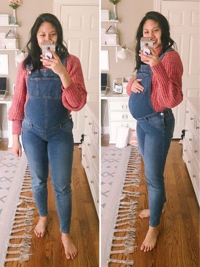 Shop Maternity dungaree on LTK, the easiest way to shop your favorite influencers. Best Maternity Clothes. Obsessed with these skinny denim overalls. They’re maternity overalls and soooo comfortable. They fit true to size. However, if you have a booty, I recommend sizing up. I’m wearing a medium (I sized up). Then I wore a chunky knit sweater - it’s a pink puff sleeve sweater and fits true to size. // maternity style, maternity clothes, pregnancy style, pregnancy fashion. Maternity Dungarees, Maternity Overalls, Pregnancy Fashion, Pregnancy Style, Puff Sleeve Sweater, Maternity Style, Style Edit, Chunky Knit Sweater, Maternity Shops