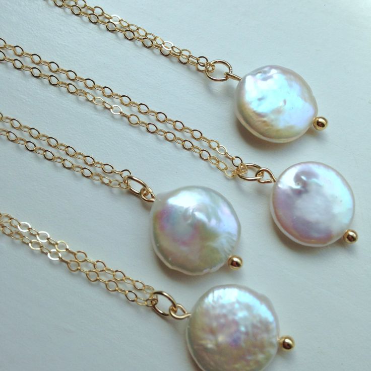 READY TO SHIP! White Freshwater Coin Pearl Necklace Gold Pearl Jewelry - 14k Gold Filled Chain - 12mm Pearl - Pearl Wedding Jewelry - Bridesmaid Jewelry This listing is for one freshwater coin pearl necklace. Increase the quantity to order more than one. The coin pearl is approx 12mm. The chain is 14k gold filled. Choose length at checkout. This necklace is a great gift. All of my items include a gift box for easy gift-giving for your friends or for yourself! **Need more than one? No problem! I 14k Gold-filled Round Pearl Pendant Jewelry, Pearl White 14k Gold Jewelry Gift, Rose Gold Round Beads Necklace For Wedding, White Pearl Necklace In 14k Gold For Wedding, Mother's Day Pearl Charm Jewelry, White 14k Gold Pearl Necklace For Wedding, Mother's Day Round Pearl Charm Jewelry, 14k Gold-filled Round Pendant Necklace For Wedding, Gold 14k Pearl Necklace For Wedding