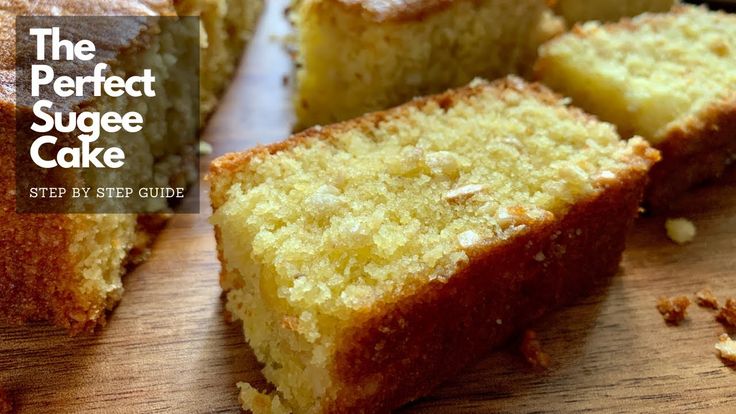 a close up of sliced cake on a cutting board with the words the perfect sauce cake