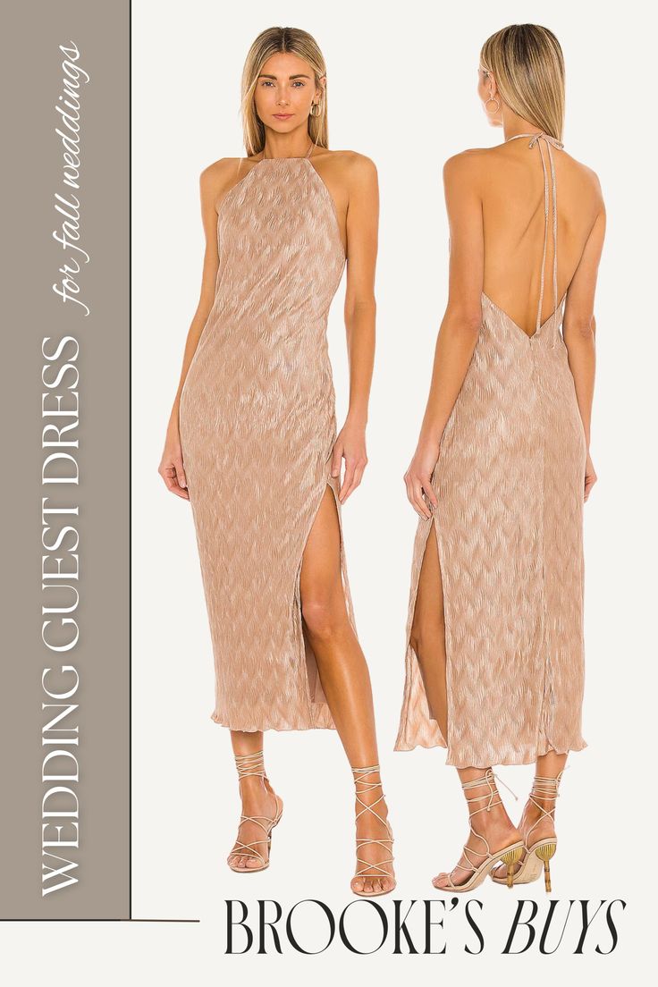 Impress at any autumn wedding with these beautiful fall wedding guest dresses. Choose from a variety of stylish and classy options, perfect for September, October, and November weddings. Whether you need a long dress for a formal event or a cocktail dress for a semi-formal gathering, these outfits are the perfect fit. Fall Wedding Guest Dresses, Elegant Fall Wedding, Gathered Maxi Dress, Beautiful Fall Wedding, Wedding Guest Outfit Fall, Fall Wedding Guest, Fall Wedding Guest Dress, Fall Dress Outfit, Elegant Fall