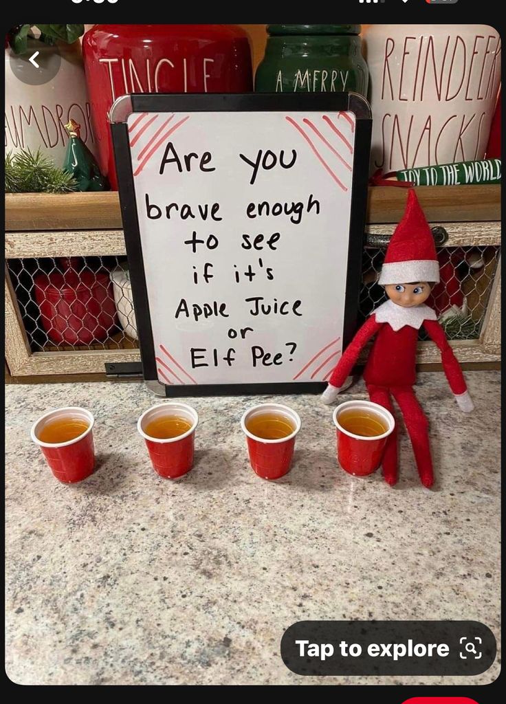 Elf On The Shelf Pet Ideas, Elf On Shelf Funny, Elf Ideas Easy, Bad Elf, Elf Of The Shelf, Elf Funny, Christmas Elf Ideas, Elf Shelf, Elf Magic