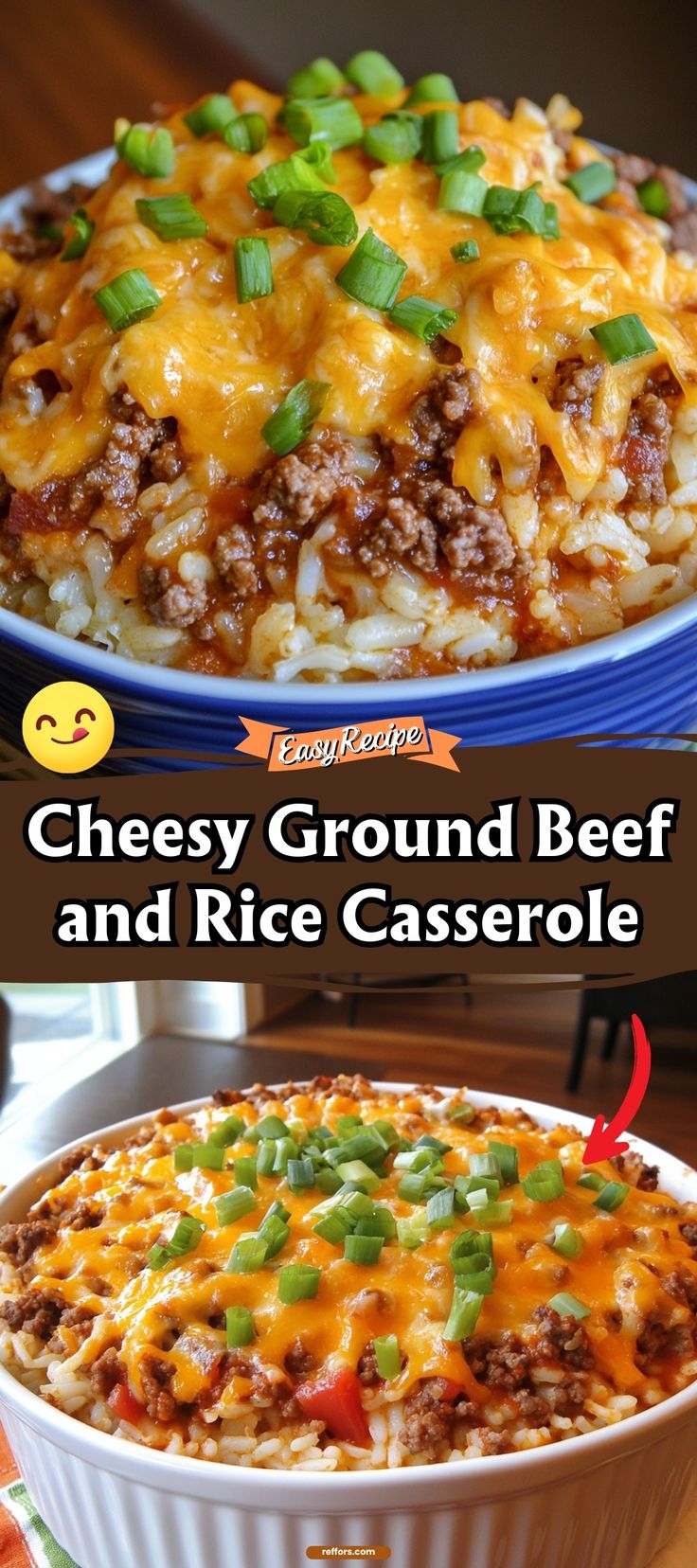 cheesy ground beef and rice casserole