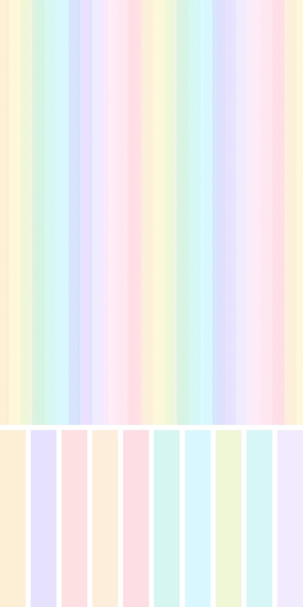 pastel stripes are arranged in different colors