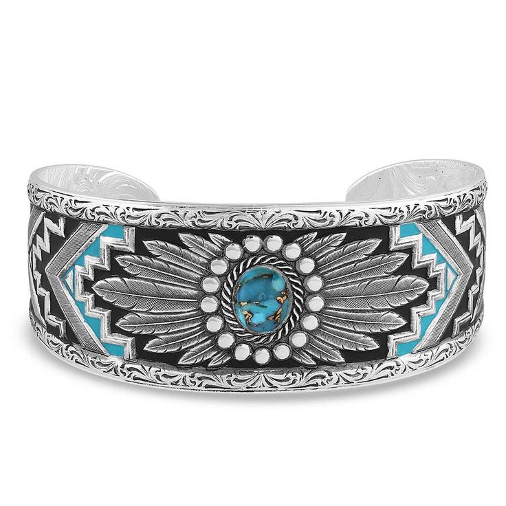 Western Cuff Bracelet, Montana Silversmith Jewelry, Western Bracelets, Silver Smithing, Turquoise Western, Center Point, Blue Spring, Turquoise Bracelet Cuff, Turquoise Cuff