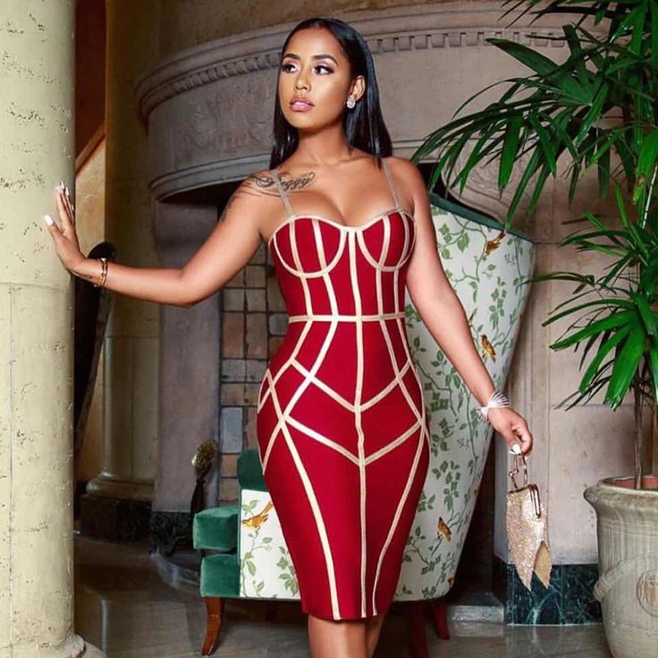 FREE SHIPPING New Summer Bodycon Bandage Dress Women Vestido Sexy Spaghetti Strap Sleeveless Club Hot Celebrity Evening Party Dress JKP1878 Dress On Black Women, Mode Des Leggings, Leggings Mode, Red Bandage Dress, Club Party Dresses, Bandage Dress Bodycon, All Jeans, Mode Casual, Dress Spaghetti