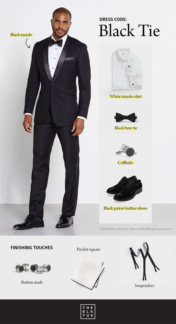 Decoding Dress Codes?  Get Smart with The Black Tux. @theblacktux, the modern style suit tuxedo rental service, decodes wedding dress code for me: Black Tie attire. Details on Wedding Inspirasi  #TheBlackTux #sponsor #tuxedo #tuxedorental #suit #suitrental #groom #groomsmen #weddingsuit #wedding #weddings #bridal #weddingideas Mens Wedding Tuxedo Ideas Black, Wedding For Men Groom Attire, Groom Suit Tuxedo, The Black Tux Rental, Tuxedo Looks Men, Black Tuxedo Outfits Men, Men’s Black Tuxedo, Men’s Black Tuxedo Wedding, Black Tie For Men Outfit