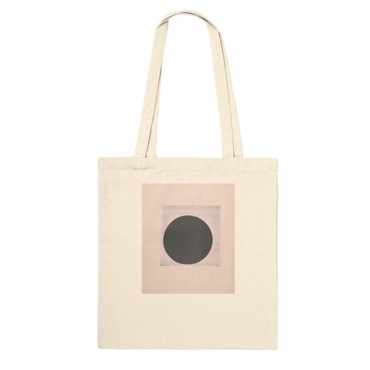 KAZIMIR MALEVICH - BLACK CIRCLE (1916) Artistic Square Bags For Everyday, Artistic Everyday Bags With Adjustable Strap, Artistic Bag With Adjustable Strap For Everyday, Vintage Black Canvas Bag For Daily Use, Artistic Black Bag For Everyday Use, Artistic Black Everyday Bags, Artistic Beige Rectangular Bag, Artistic Black Shoulder Bag With Large Capacity, Artistic Black Tote Shoulder Bag