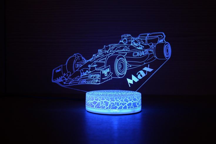 Red Bull Team Formula 1 Gifts Max Vestappen 3D Night Lamp Night Light Home Decor Illusion LED Lamp Gift for him Kids Birthday Formula 1 Car Description: This charming 3D illusion LED lamp creates a visual emphasis in the interior of your bedroom, living room, kids room, office, shop, bar, or creative space. It will also be great for children who are afraid or just dislike to sleep in the dark. 3D Night Lights are made with high-tech and 100% eco-friendly acrylic #savetheplanet. An excellent gift Light Home Decor, Boyfriend Christmas, 3d Night Light, Christmas Gifts For Husband, Light Home, Shop Bar, 3d Illusion, Men Gifts, Formula 1 Car