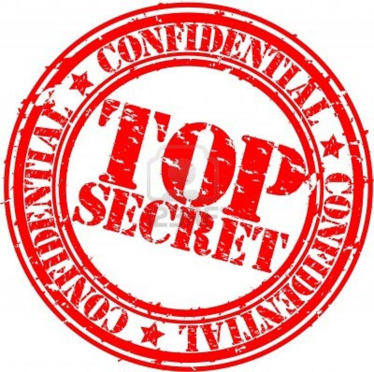 a stamp with the words top secret written inside it