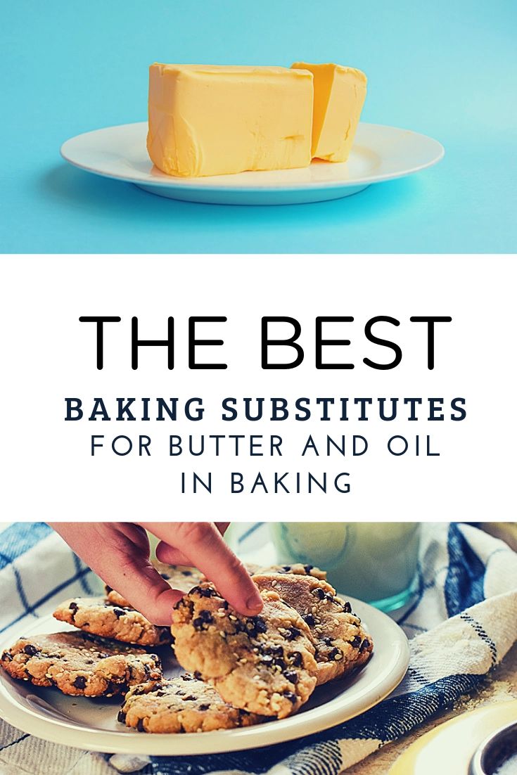 the best baking subs for butter and oil in baking book cover with cookie on plate