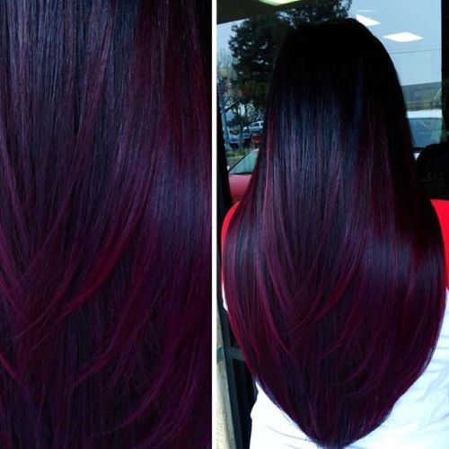 Pelo Color Vino, Wine Hair Color, Plum Hair, Wine Hair, Hair Color Burgundy, Hair Color Purple, Burgundy Hair, Hair Color And Cut, Hair Color Balayage