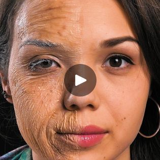 a woman with wrinkles on her face and nose