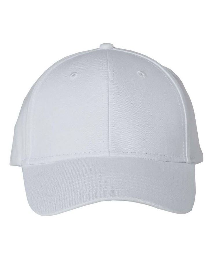 Chino Cap - WHITE - ADJUSTABLE | Valucap Chino Cap in White Size Adjustable | Cotton Classic White Snapback Hat With Visor, White Six-panel Dad Hat, White Six-panel Snapback Hat Adjustable, Classic White Trucker Hat, Basic White Hat, One Size Fits Most, White Basic Hat One Size Fits Most, White Basic Hat, Basic White Cotton Baseball Cap, Classic White Dad Cap