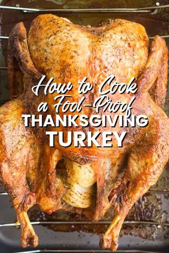 how to cook a whole turkey in the slow cooker with text overlay that reads, how to cook a fool gravy thanksgiving turkey