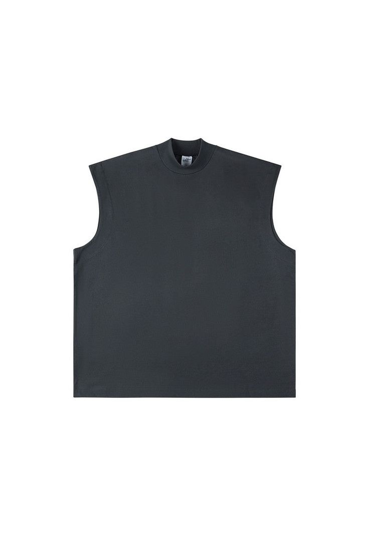 Sleeveless Tee v4 by IDLT from the Autumn/Winter '22 collection. Available in light gray, light green, dark gray, gray, and black. Made from 100% cotton, this unisex tee features an oversized fit, making it perfect for casual wear. Hand wash with water under 40°C, no bleach, and lay flat to dry. Size Chart: Size Chest (cm) Shoulder (cm) Length (cm) Sleeve S 128 56 72 / M 132 58 74 / L 136 60 76 / XL 140 62 78 / Washed Black Sleeveless Top For Streetwear, Sleeveless Washed Black Top For Streetwear, Gray Cotton Tank Vest, Gray Vest Tops With Crew Neck, Gray Crew Neck Vest Top, Gray Vest Style Crew Neck Tops, Black Oversized Sleeveless Top, Oversized Sleeveless Black Top, Gray Cotton Vest Top