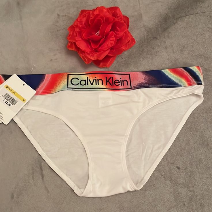 Ladies Look Beautiful In This Calvin Klein Delivers Full Coverage Bikini Underwear That Is Comfortable, Breathable And Has Been Reimagined With Fun Updated Logo Styling. Color - White, Size - M, *** New Wt*** $22 Calvin Klein Cotton Bottoms For Everyday, Calvin Klein Swimwear For Summer Beachwear, Calvin Klein Beachwear Swimwear For Summer, Calvin Klein Summer Poolside Swimwear, Calvin Klein Summer Beachwear Swimwear, Calvin Klein Stretch Swimwear For Poolside, Calvin Klein Beachwear For Poolside, Calvin Klein Seamless Swimwear For Summer, Calvin Klein Seamless Swimwear For Beach