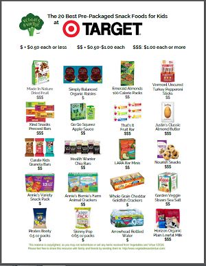 the flyer for target's $ 20, 000 back - to - school food sale