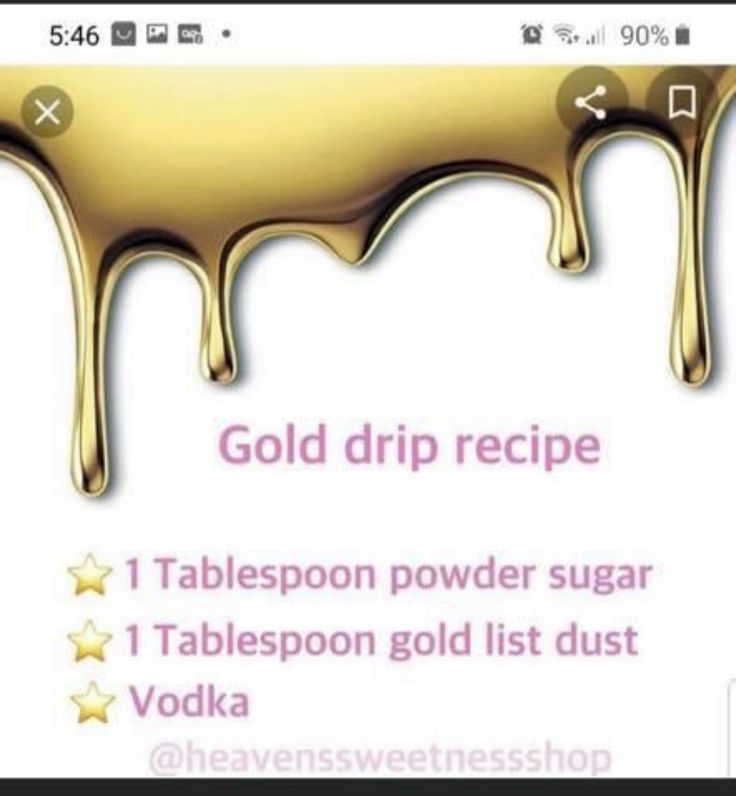 gold drip recipe on the app store