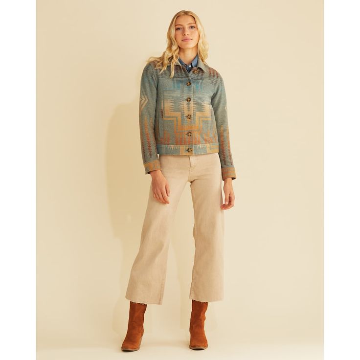 Pendleton Womens Fashion, Pendleton Jacket Womens, Pendleton Sweater Women, Pendleton Portland Collection, Pendleton Coats & Jackets, Pendleton Woolen Mills, Straight Cut, Wool Fabric, First Look