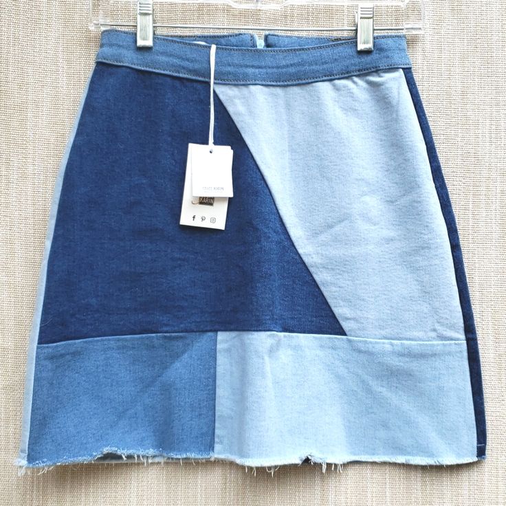 Grace Karin Mini Skirt Nwt Blue 66% Cotton 32% Polyester 2% Spandex Trendy Stretch Blue Denim Skirt, Blue Cutoff Skort For Summer, Blue Cutoff Mini Skirt For Spring, Blue Cutoff Skirt For Spring, Blue Cutoff Skort For Spring, High Rise Stretch Cotton Skirt, Stretch High Rise Cotton Skirt, Blue Cotton Denim Skirt With Frayed Hem, Blue Stretch Skirt With Frayed Hem