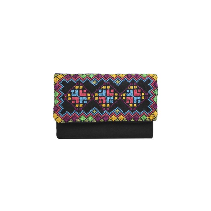 Handmade embroidered cross titch purse, made and designed by Women in Arish, showcases their culture and traditions. Could be used for make up, coupons and others. By buying their products we are helping to provide an extra income for their community. 100 % velvet embroidered 7 x 5 in Traditional Black Clutch For Festivals, Rectangular Multicolor Embroidered Clutch For Festivals, Multicolor Embroidered Rectangular Clutch For Festivals, Rectangular Clutch With Multicolor Embroidery For Festivals, Multicolor Embroidered Festival Clutch, Traditional Multicolor Rectangular Clutch, Black Clutch For Festivals Gift, Traditional Black Clutch, Black Clutch For Festivals As A Gift